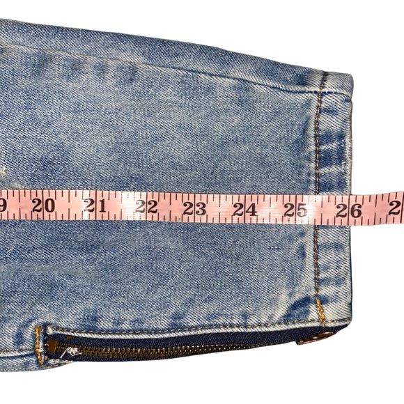 ONE TEASPOON Trashed Free Birds Low Waist Short Rise Rigid Skinny Jeans Size 29 - Picture 8 of 15